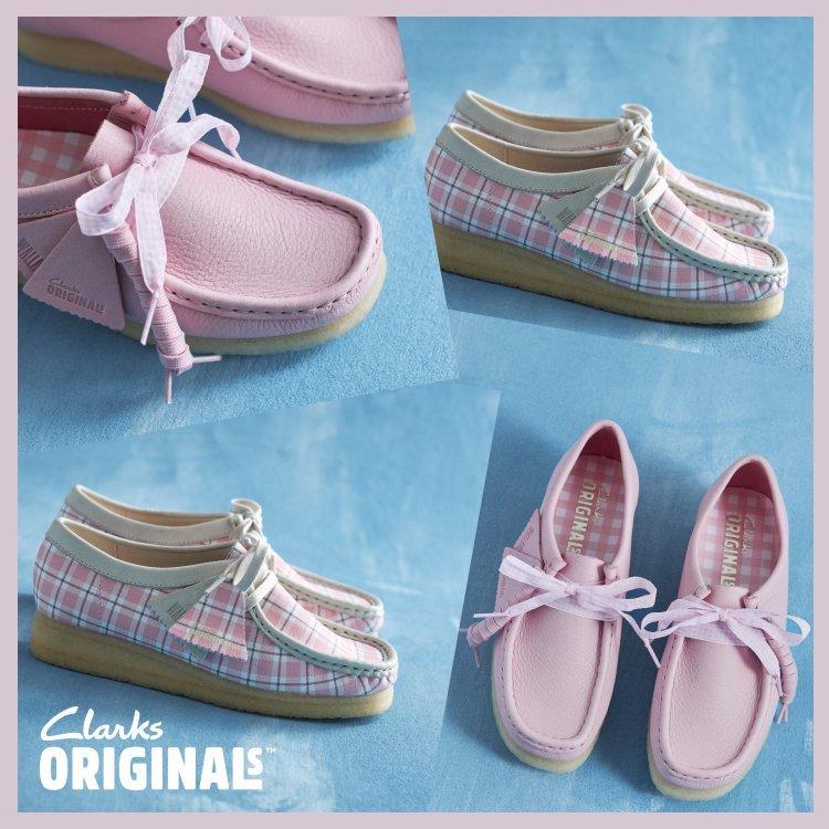 Clarks Originals Wallabee in Pink