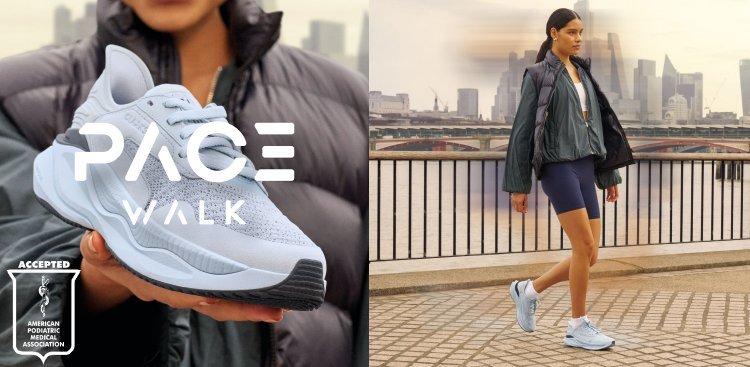 Women's Pace Podiatrist approved walking shoes