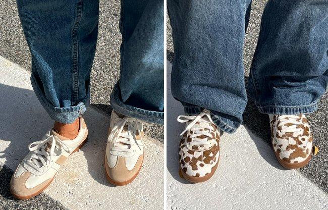 Women's casual low profile sneakers