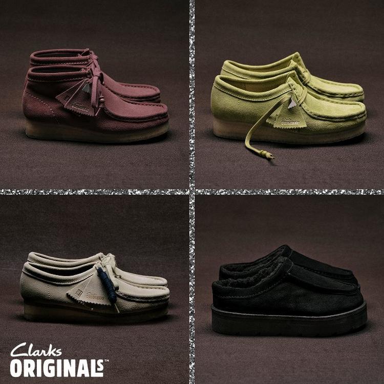 Women's New Clarks Originals Wallabees and more