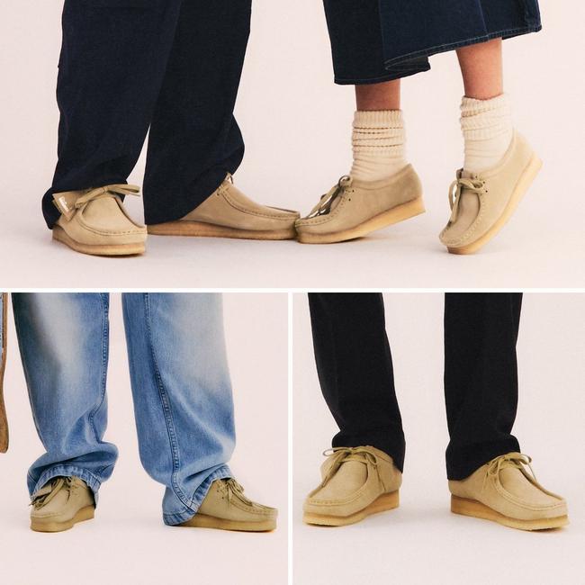 Wallabee in maple suede