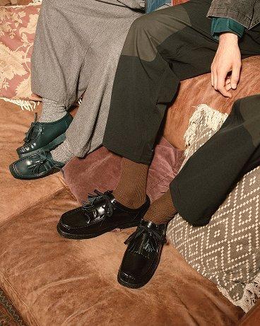 Wallabee - Dark Teal Leather