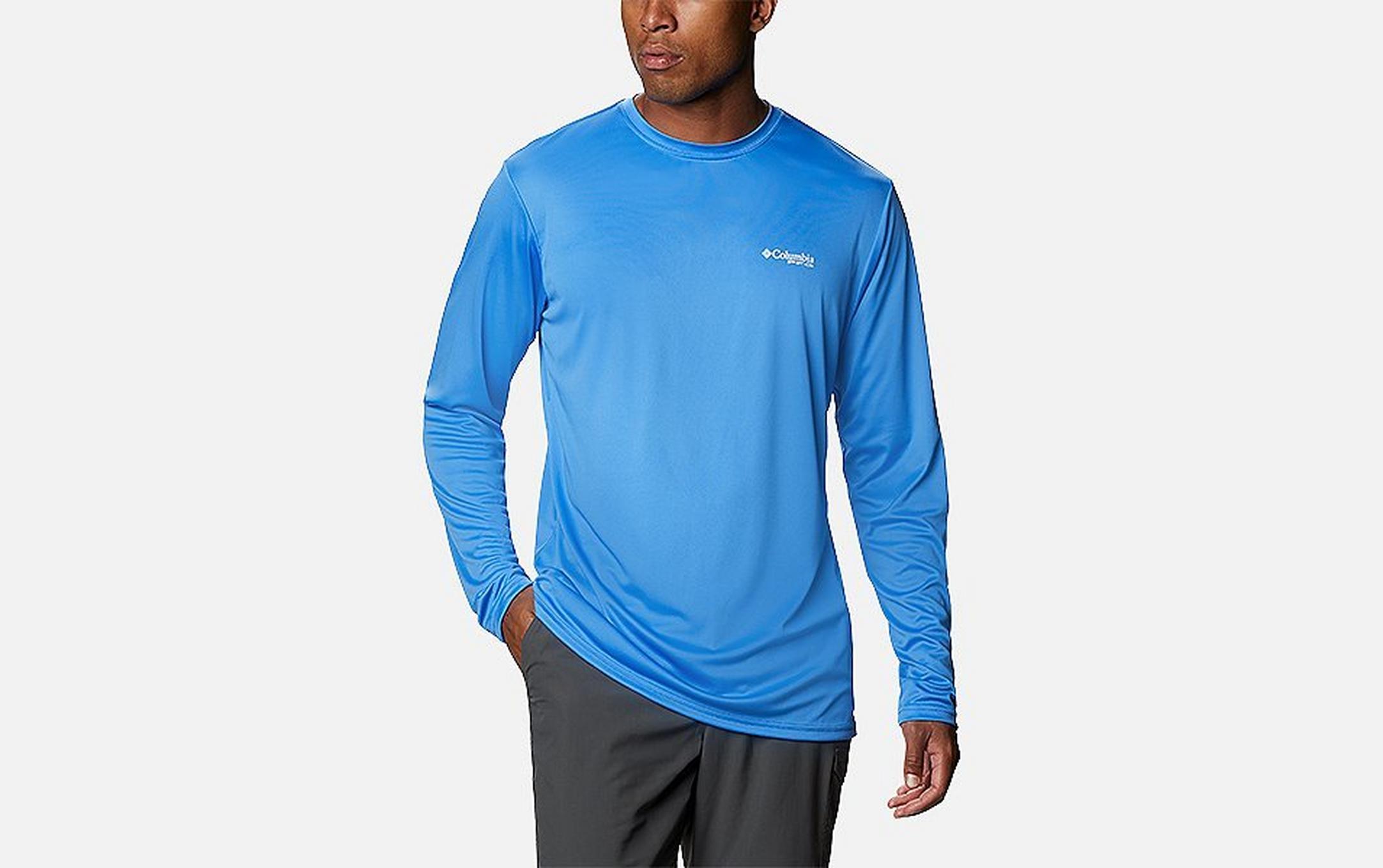 Men wearing Terminal Tackle Long Sleeve PFG Shirt