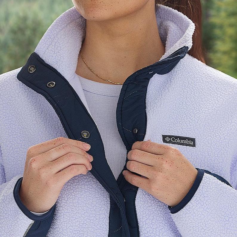 Women's Cloud Point Snap Fleece Jacket - Plus Size | Columbia