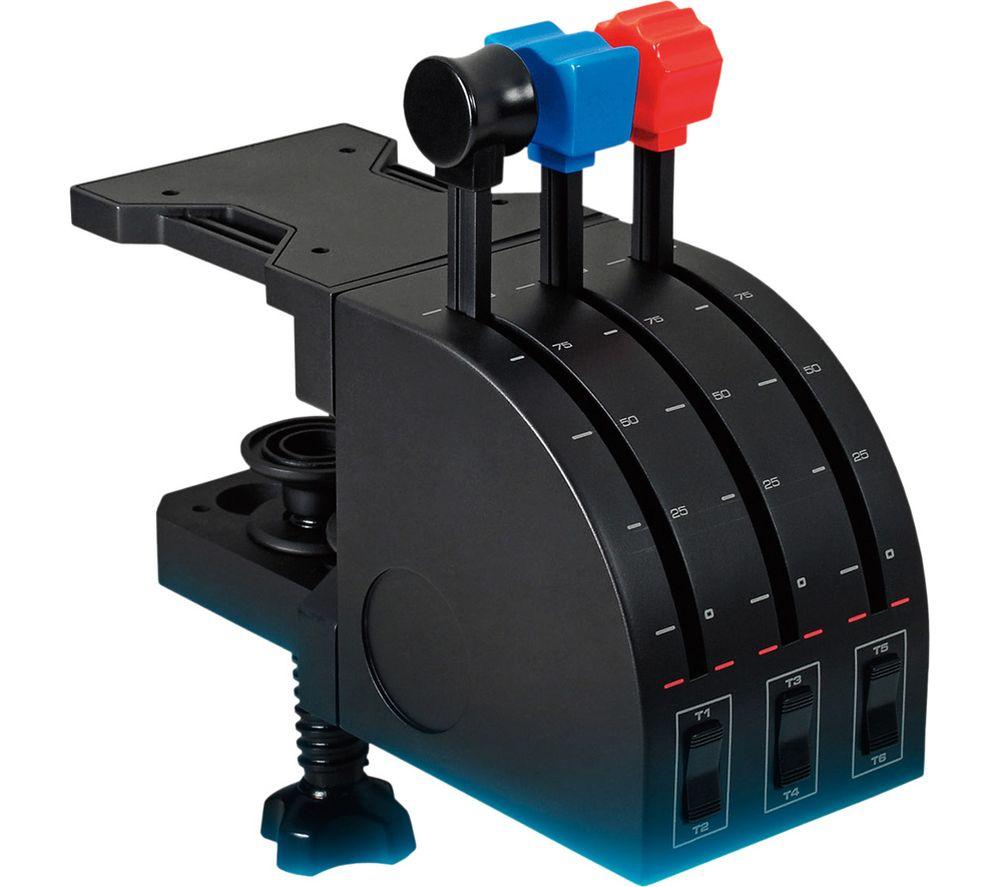 Saitek by Logitech PZ45 Pro Flight Throttle Quadrant Flight Controller