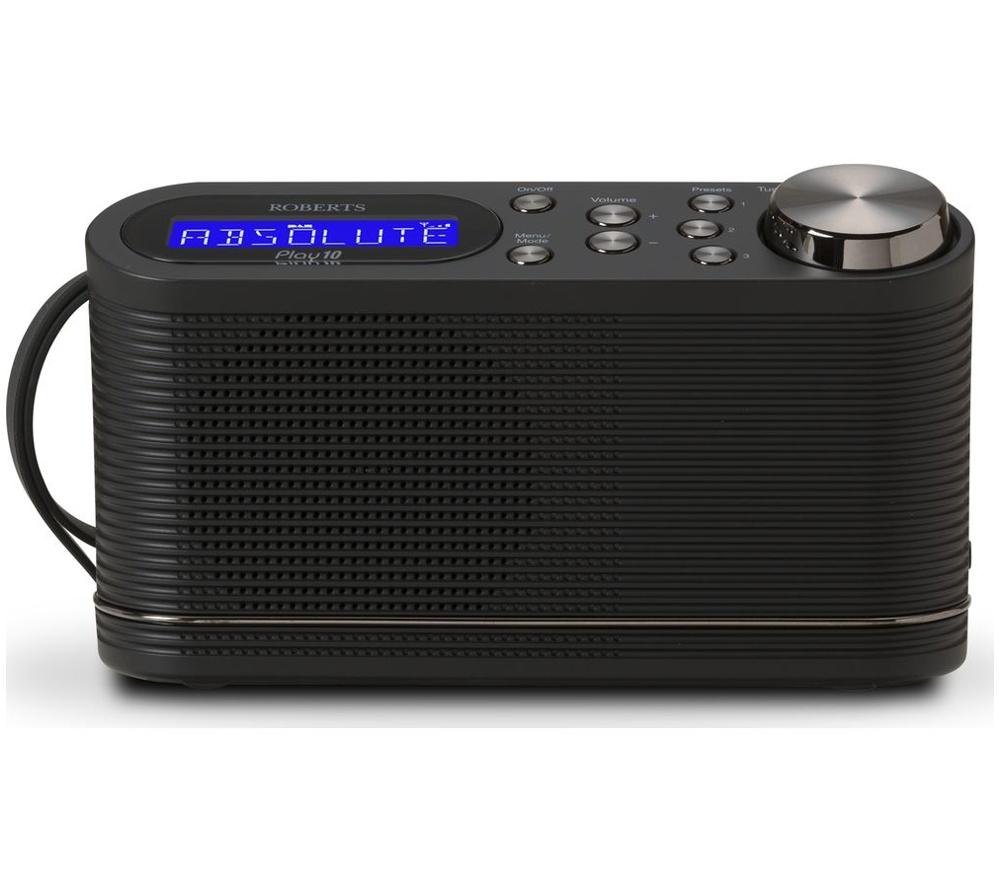 ROBERTS PLAY10 Portable DAB  Radio - Black
