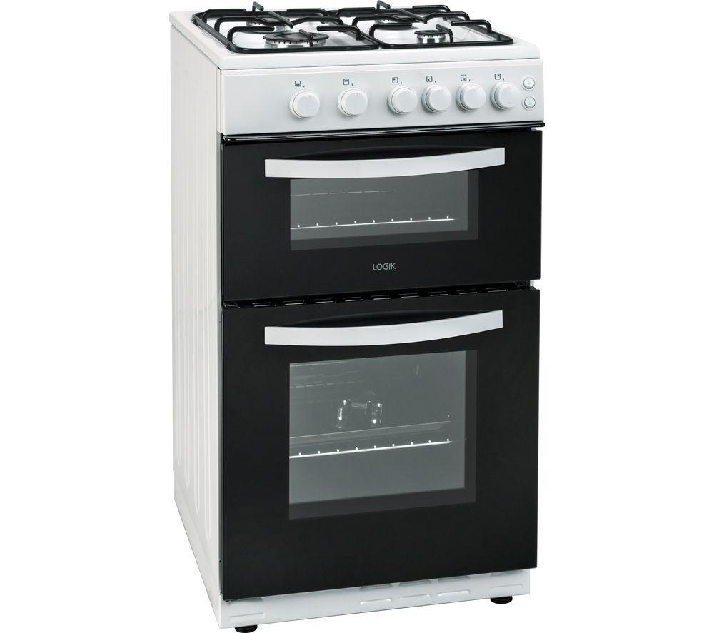 LOGIK LFTG50W16 50 cm Gas Cooker - White, White