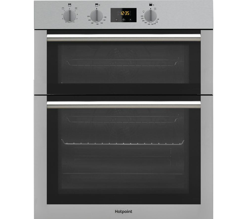 HOTPOINT Class 4 DD4 541 IX Electric Double Oven - Stainless Steel, Stainless Steel