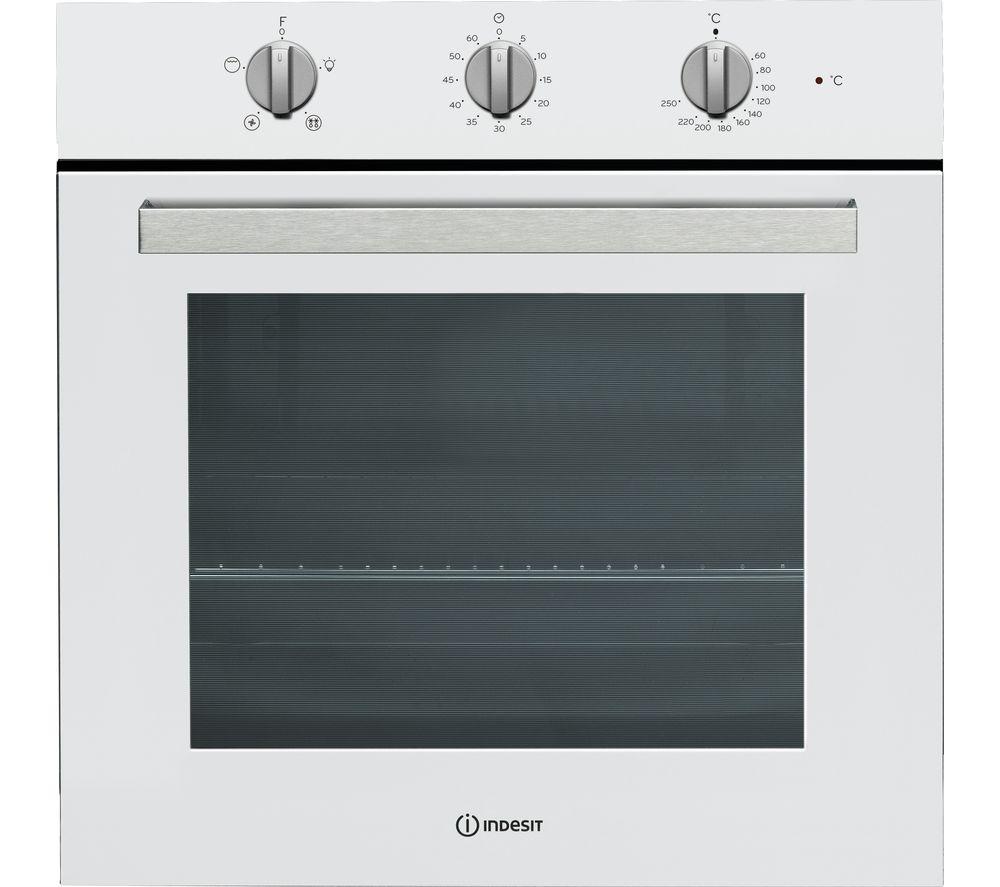 INDESIT Click&Clean IFW 6330 Electric Oven - White, White