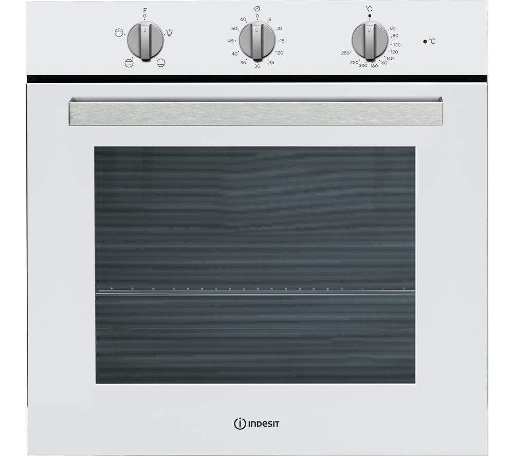 INDESIT Click&Clean IFW 6230 UK Electric Oven - White, White
