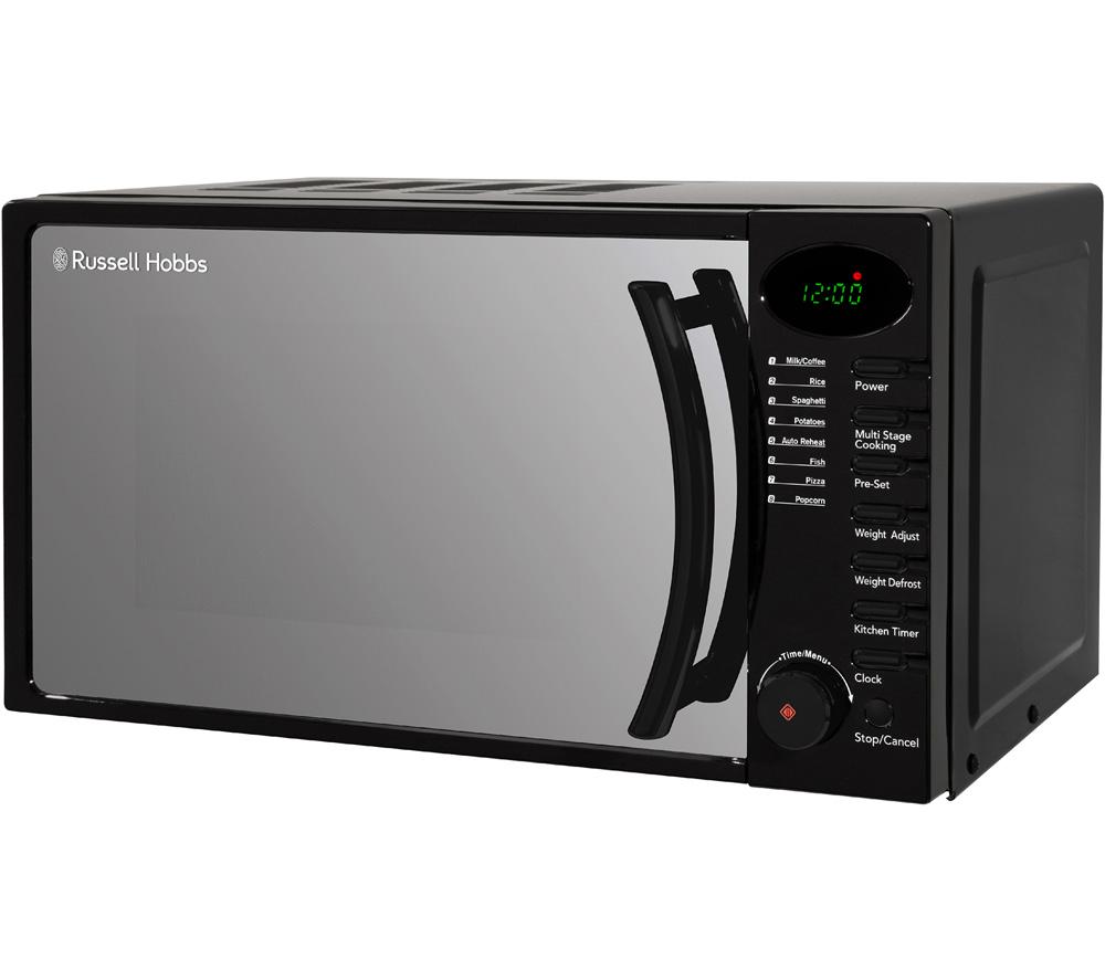 Russell Hobbs RHM1714B Solo Microwave - Black, Black