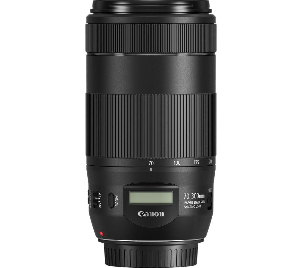 CANON EF 70-300 mm F/4-5.6 IS II USM Telephoto Zoom Lens, Black