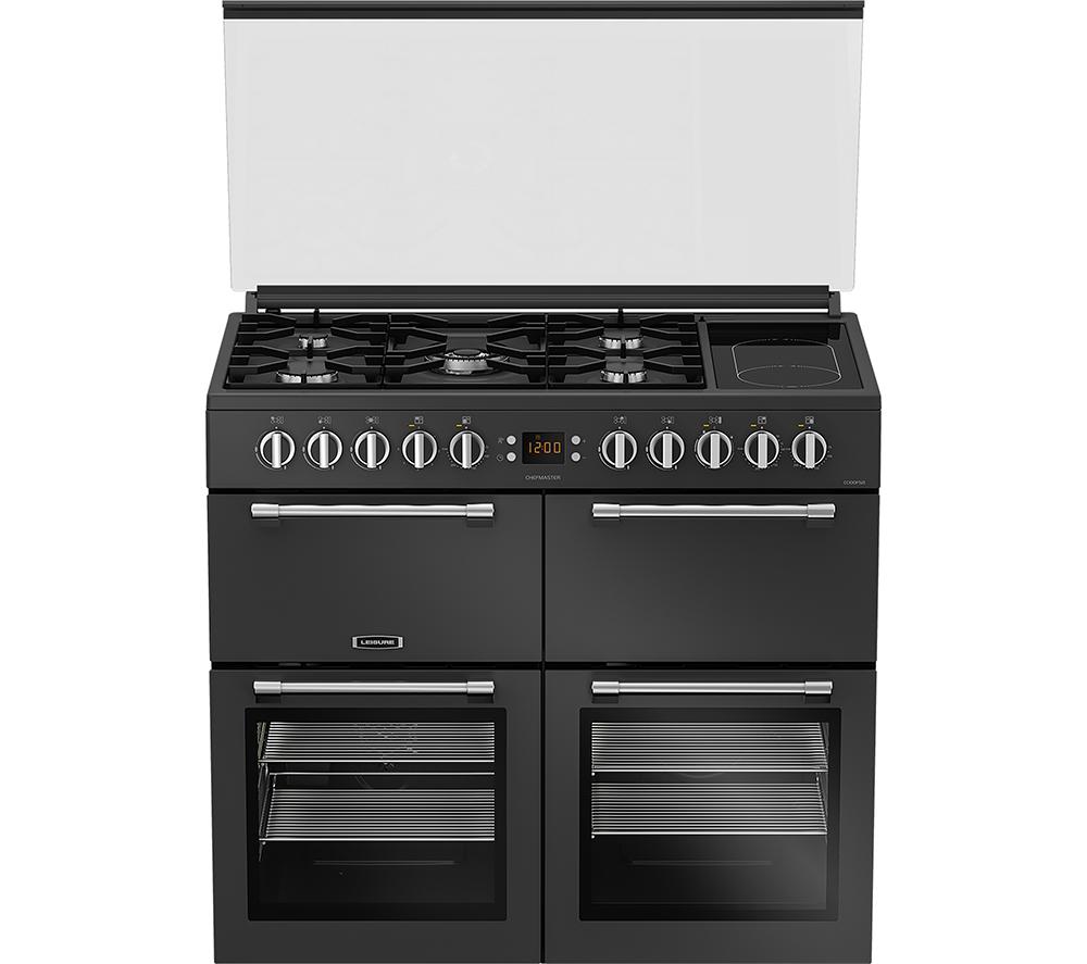 LEISURE Chefmaster CC100F521T 100 cm Dual Fuel Range Cooker - Anthracite, Black