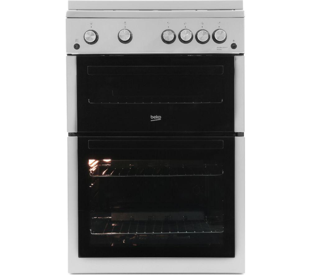 BEKO XTG611S 60 cm Gas Cooker - Silver, Silver/Grey