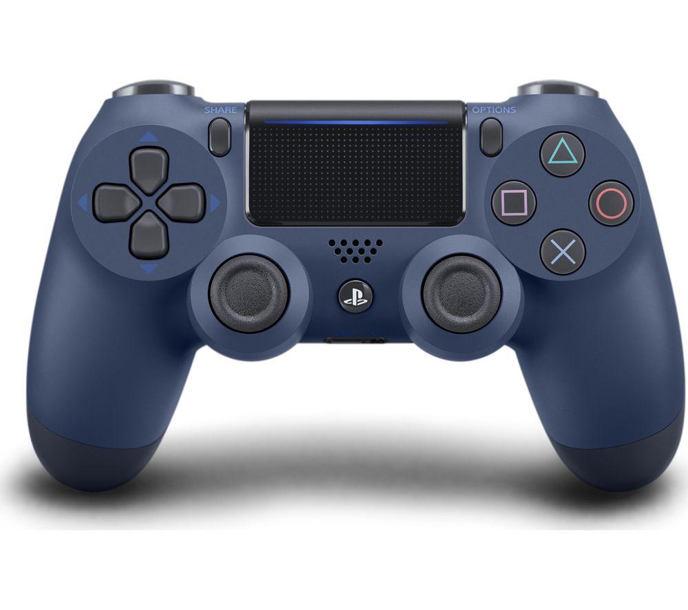 Buy Playstation Dualshock 4 Wireless Controller Midnight Blue Free Delivery Currys