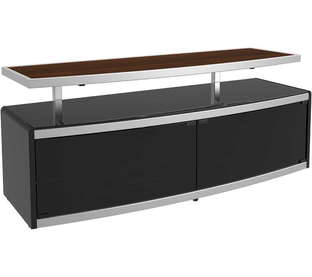 AVF Stage 1250 mm TV Stand - Black / Walnut
