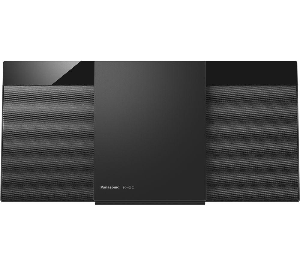 PANASONIC SC-HC302EB-K Bluetooth Flat Panel Hi-Fi System - Black
