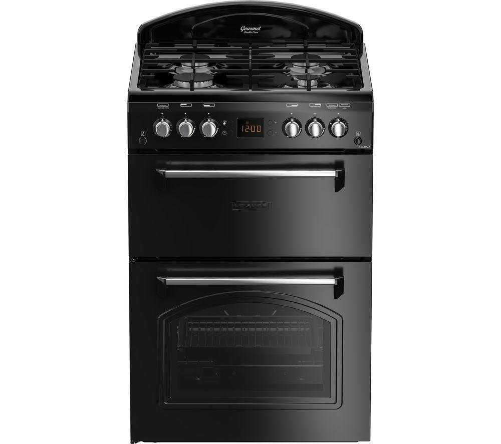 LEISURE CLA60GAK 60 cm Gas Cooker - Black, Black