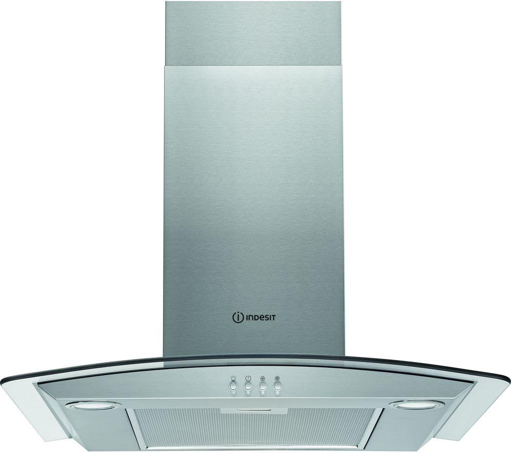 INDESIT IHGC 6.5 LM X Chimney Cooker Hood - Silver