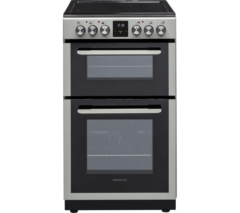 KENWOOD KDC506S19 50 cm Electric Ceramic Cooker - Silver, Silver/Grey