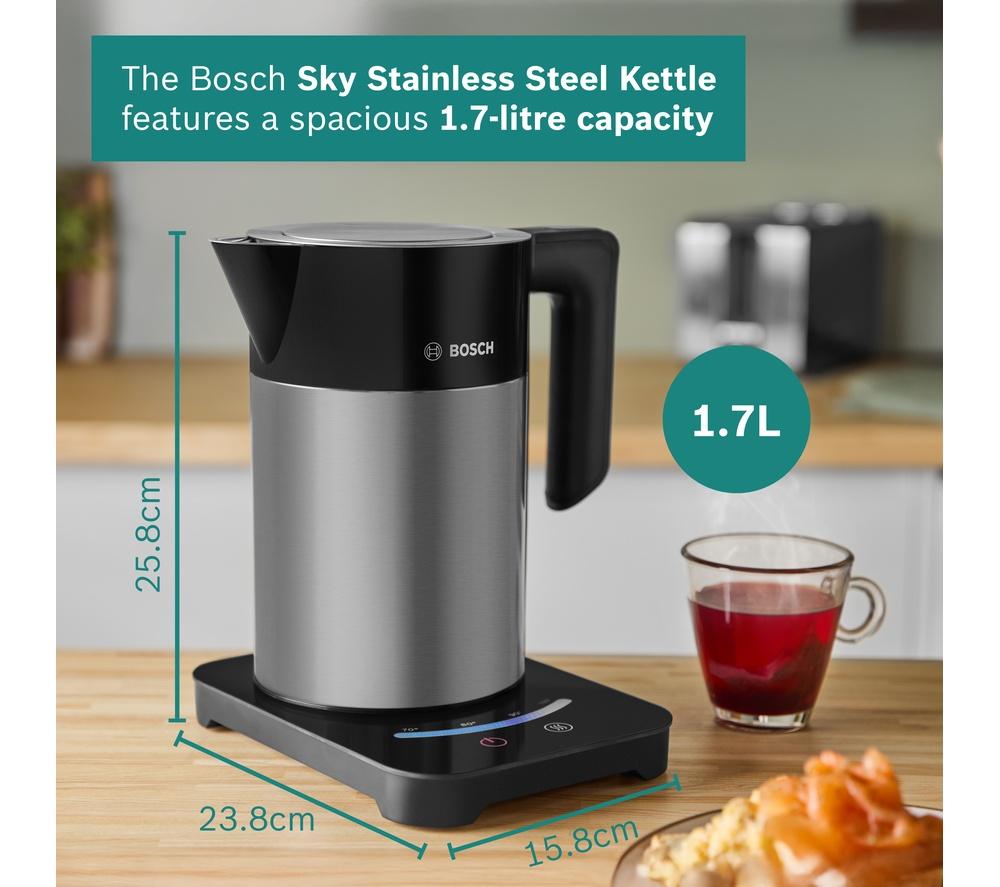 BOSCH Sky TWK7203GB Variable Temperature Jug Kettle - Black