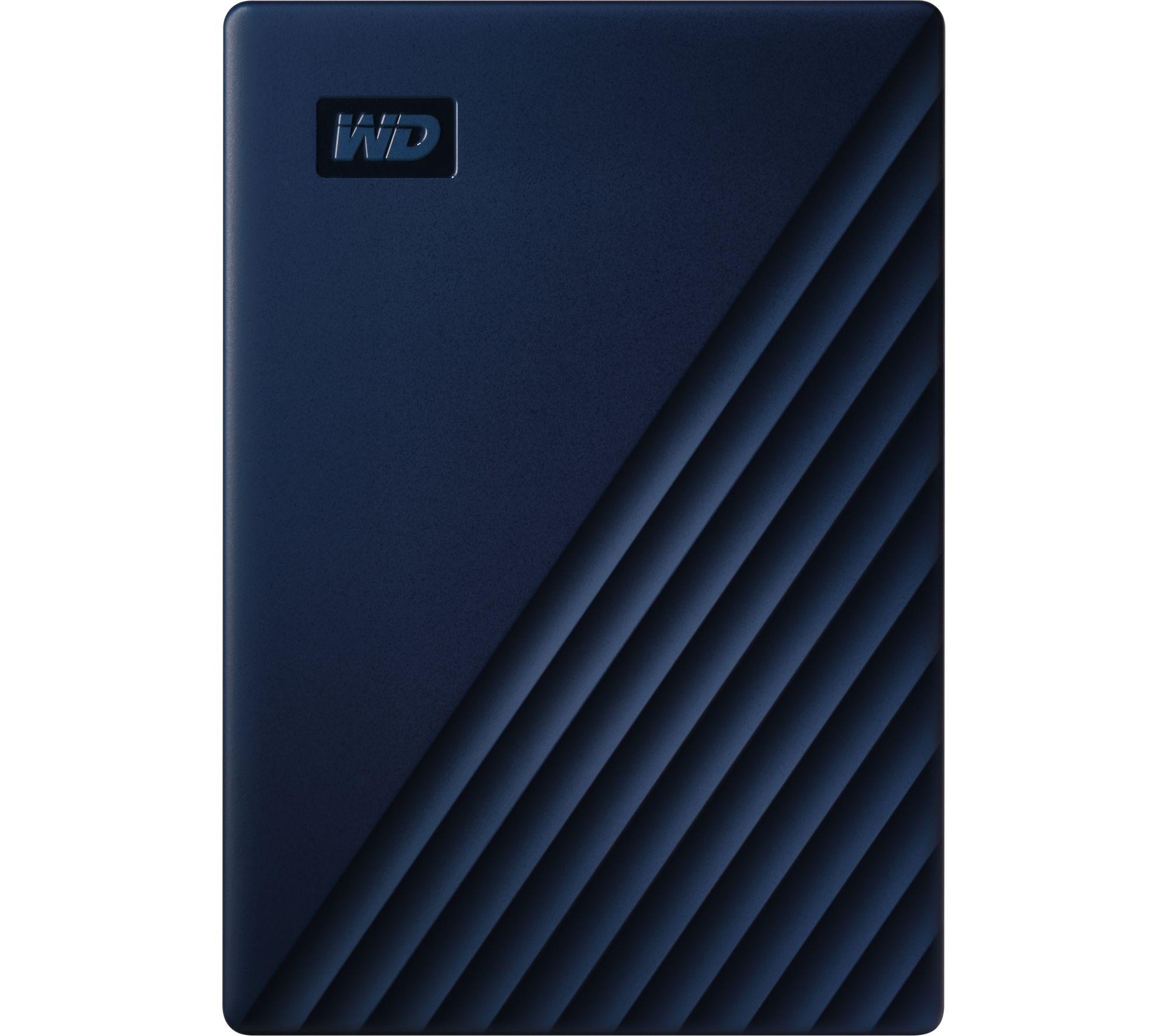 WD My Passport for Mac Portable Hard Drive - 2 TB, Midnight Blue, Blue