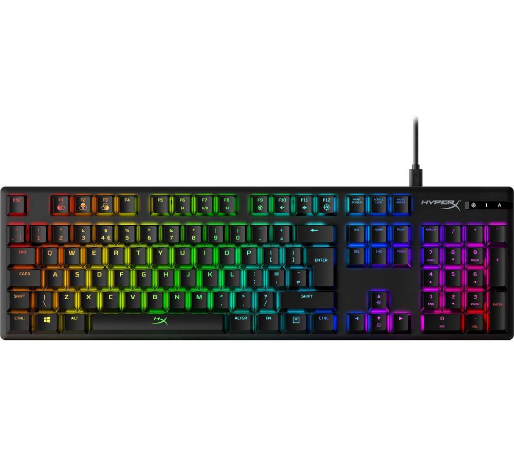 HYPERX Alloy Origins RGB Mechanical Gaming Keyboard, Black