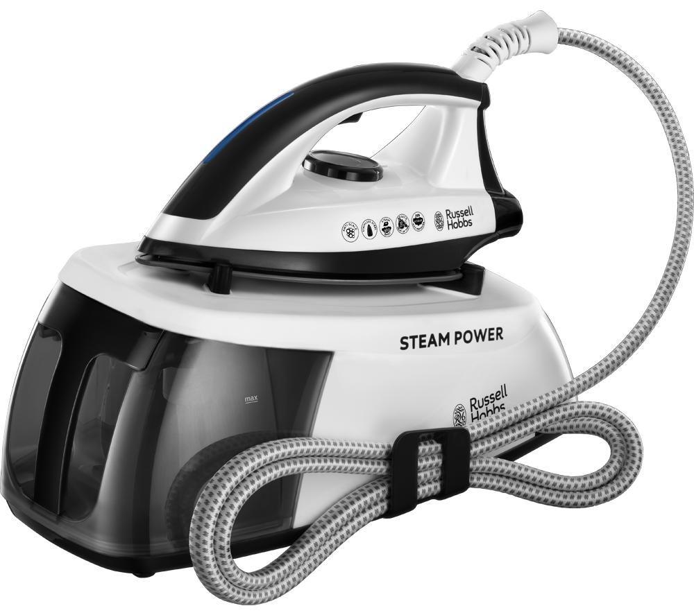 RUSSELL HOBBS Steam Power 24420 Steam Generator Iron - Black & White