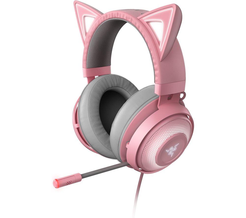 Buy Razer Kraken Kitty Edition 7 1 Gaming Headset Pink Free Delivery Currys