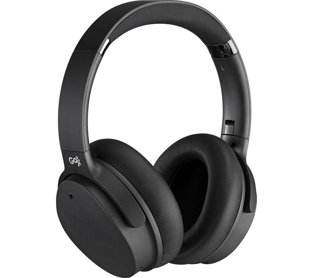 GOJI GTCNCPM21 Wireless Bluetooth Noise-Cancelling Headphones - Black