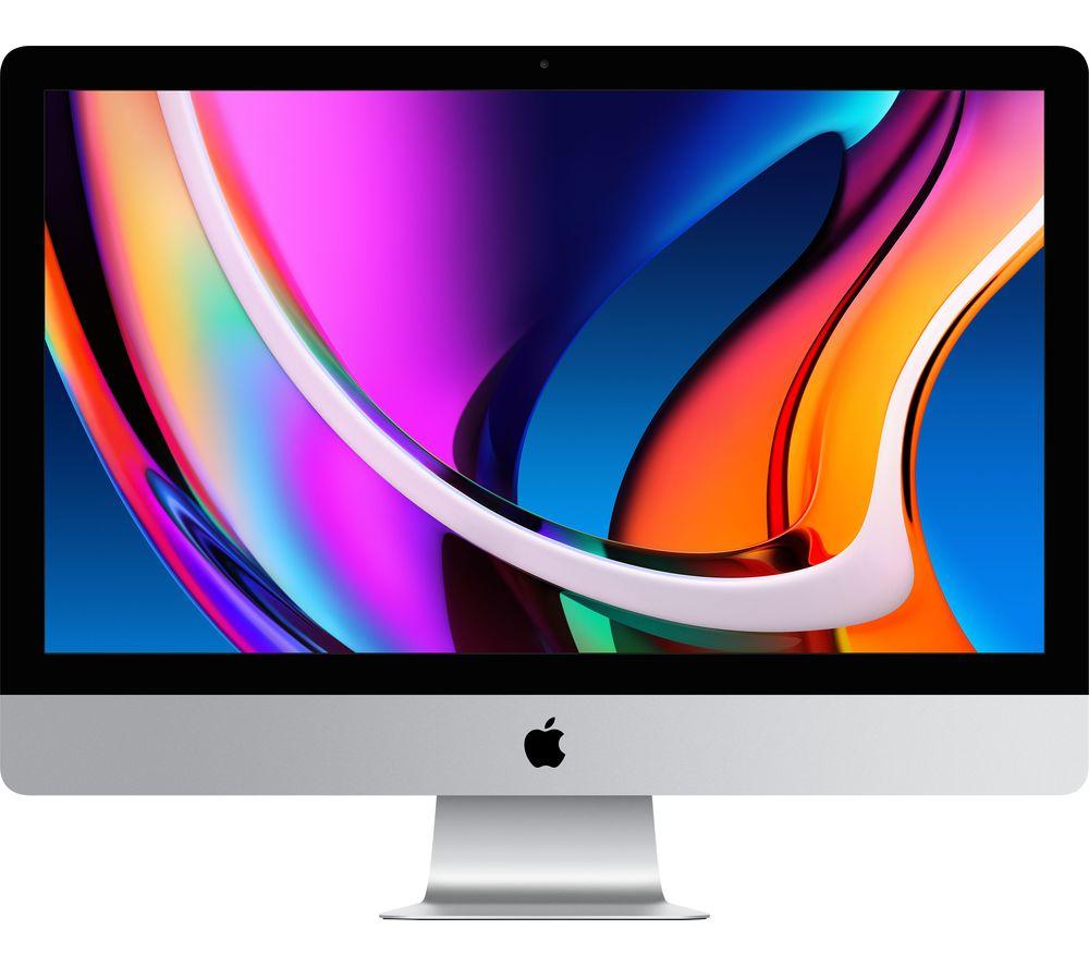 £1689, APPLE iMac 5K 27inch (2020) - Intel® Core™ i5, 512 GB SSD, macOS Catalina, Intel® Core™ i5 Processor, RAM: 8 GB / Storage: 512 GB SSD, Graphics: AMD Radeon Pro 5300, Retina 5K Ultra HD display, 