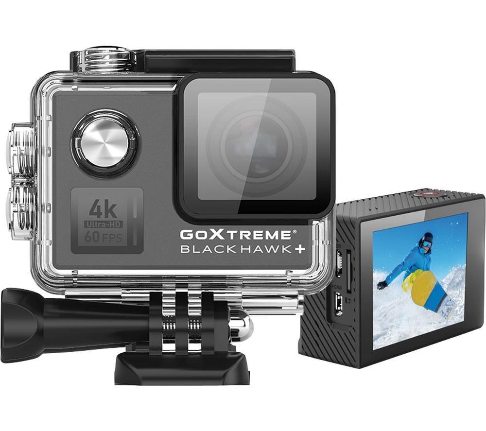 GOXTREME BlackHawk 4K Ultra HD Action Camera - Black, Black