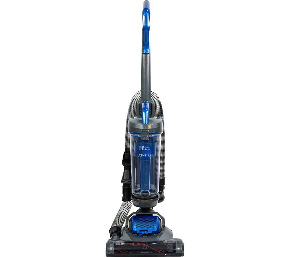 RUSSELL HOBBS Athena RHUV5101 Upright Bagless Vacuum Cleaner - Grey & Blue, Blue,Silver/Grey