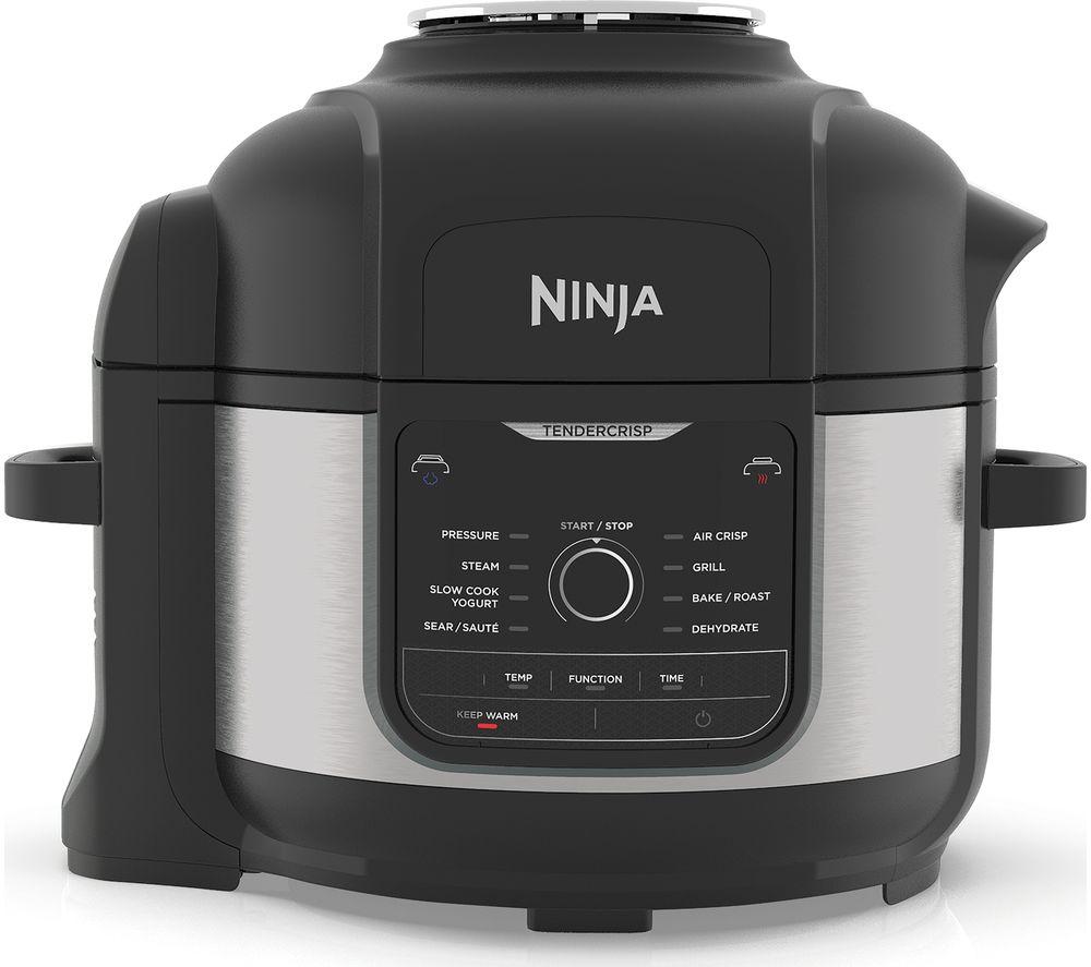 NINJA Foodi OP350UK Multi Pressure Cooker & Air Fryer - Black & Silver, Black