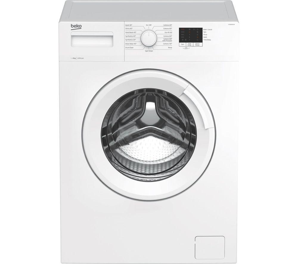 BEKO WTK82011W 8 kg 1200 Spin Washing Machine - White, White