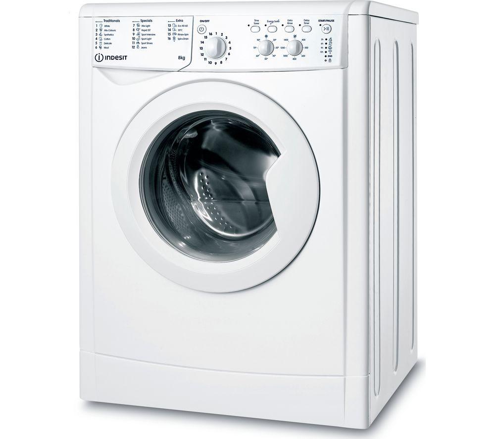 INDESIT IWC 81483 W UK N 8 kg 1400 Spin Washing Machine - White, White