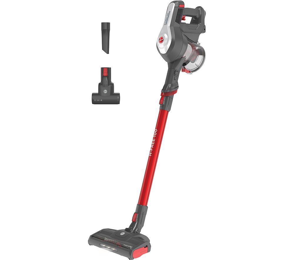 HOOVER H-Free 100 Pets HF122RPT Cordless Vacuum Cleaner - Grey & Red, Silver/Grey,Red