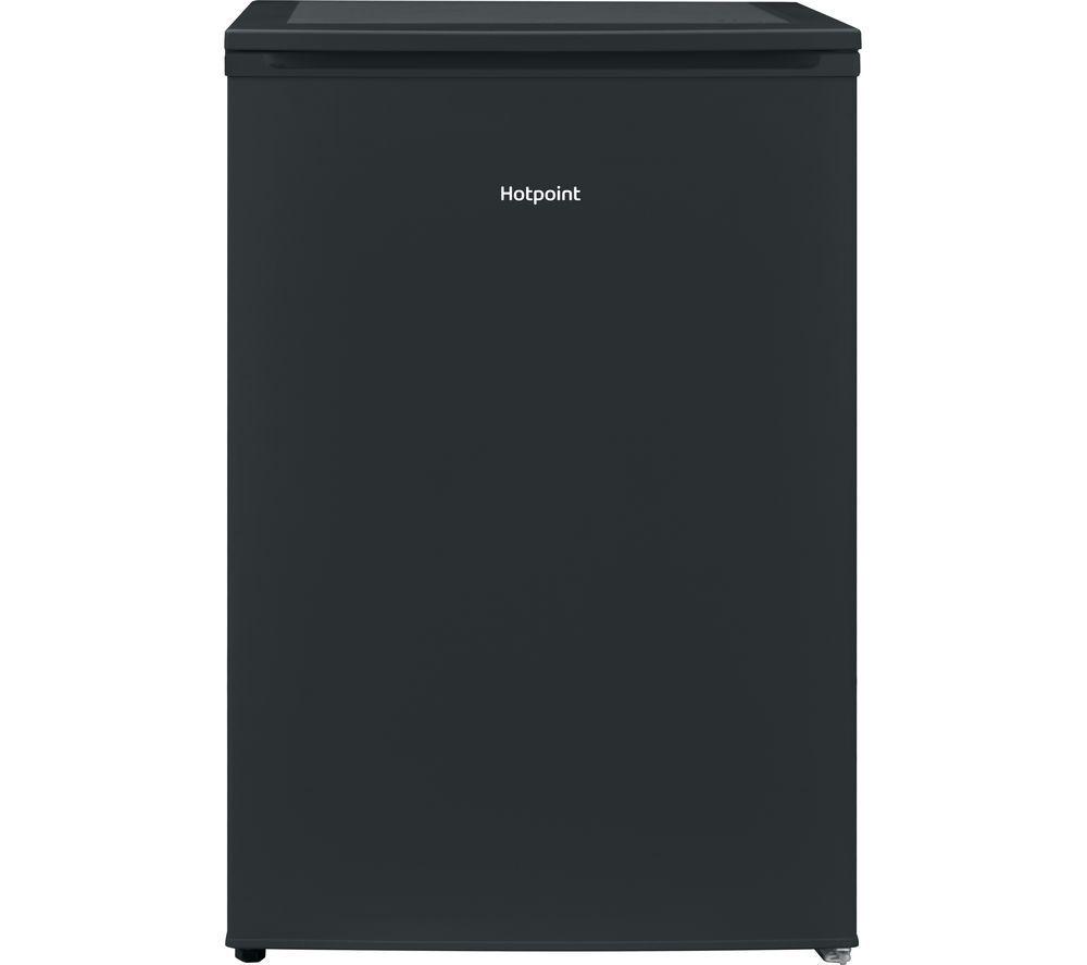 HOTPOINT H55RM 1110 K 1 Undercounter Fridge - Black, Black