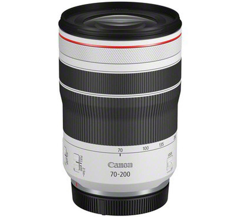 CANON RF 70-200 mm f/4L IS USM Telephoto Zoom Lens, White