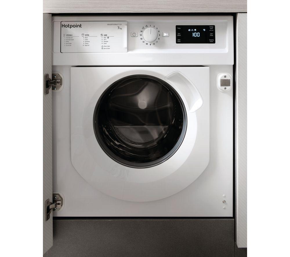 HOTPOINT BI WMHG 71483 UK N Integrated 7 kg 1400 Spin Washing Machine, White