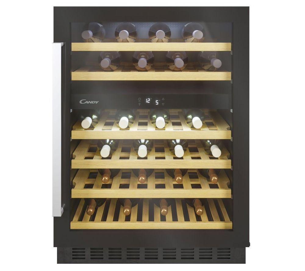 CANDY CCVB 60D UK/N Built-in Wine Cooler - Black