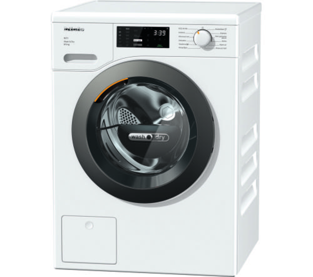 MIELE WT1F WTD160 WCS WiFi-enabled 8 kg Washer Dryer - White, White