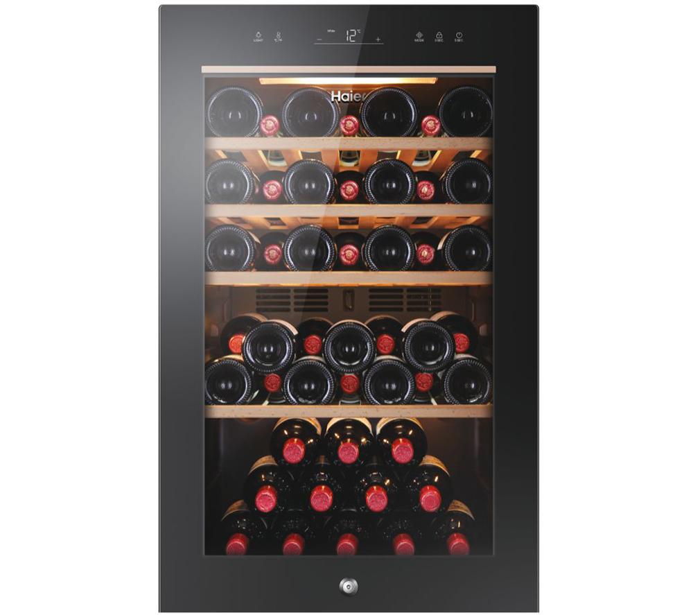 HAIER HWS49GA Wine Cooler - Black