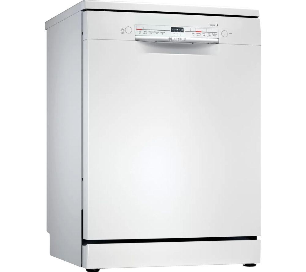 BOSCH Series 2 SMS2ITW08G Full-size WiFi-enabled Dishwasher - White, White