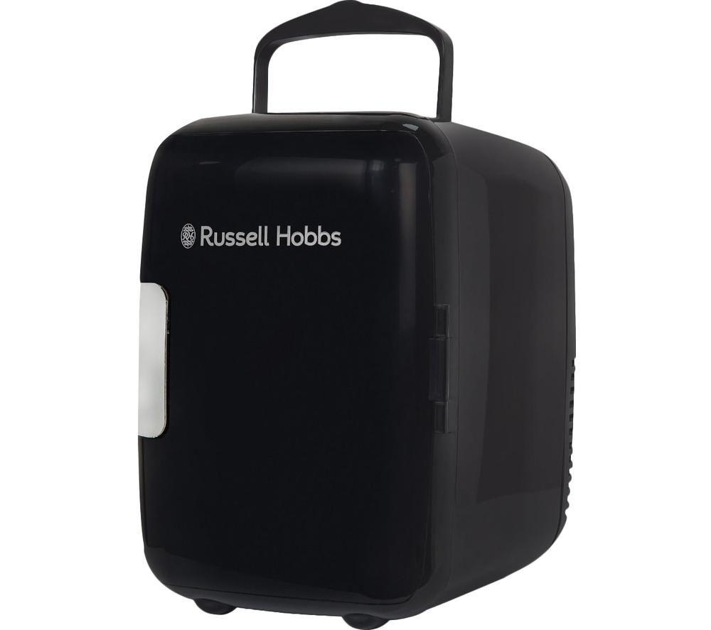 RUSSELL HOBBS Retro RH4CLR1001B Mini Cooler - Black, Black