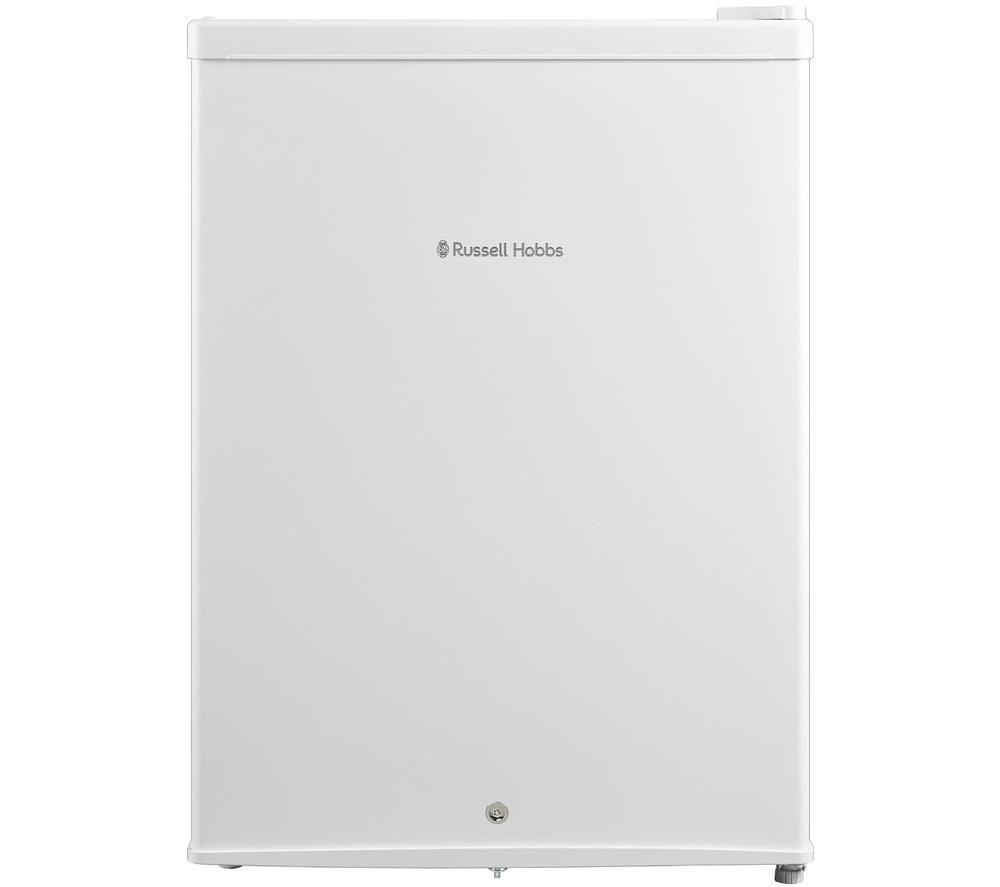 RUSSELL HOBBS RHTTF67W-LCK Mini Fridge - White, White