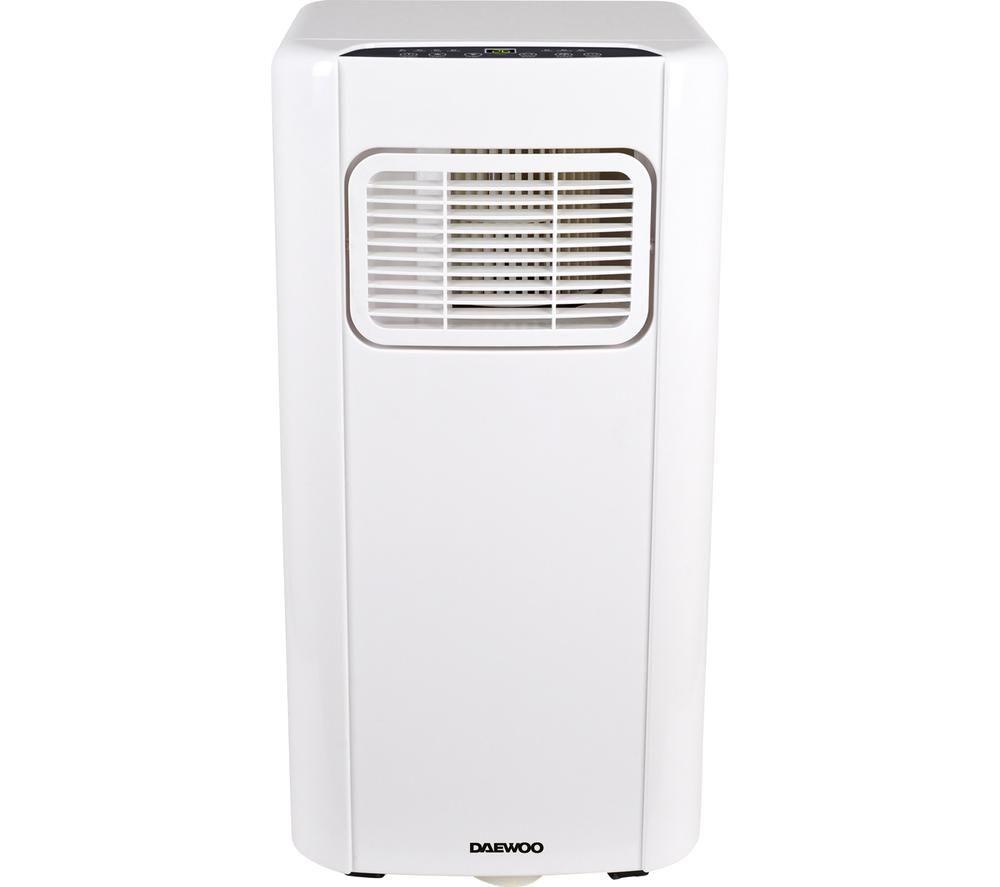 DAEWOO COL1318 9000 BTU Portable Air Conditioner, White