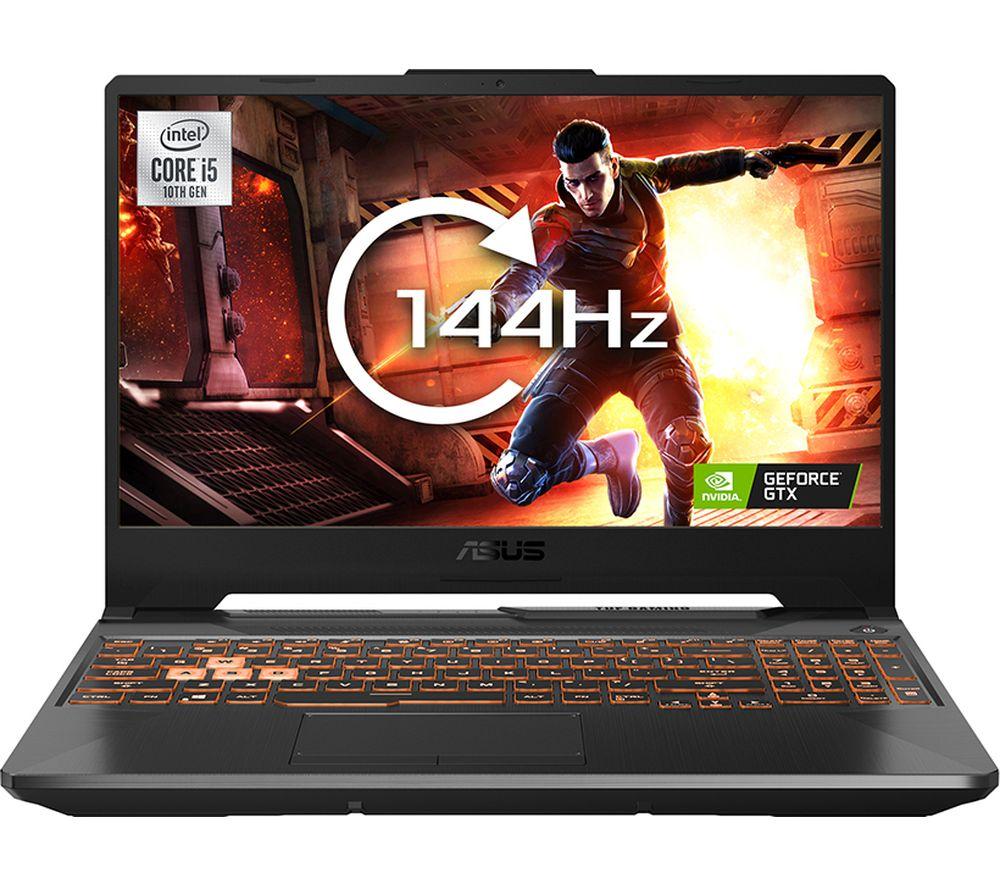 £599, ASUS TUF Dash F15 15.6inch Gaming Laptop - Intel® Core™ i5, GTX 1650, 512 GB SSD, Intel® Core™ i5-10300H Processor, RAM: 8 GB / Storage: 512 GB SSD, Graphics: NVIDIA GeForce GTX 1650 4 GB, 137 FPS when playing Fortnite at 1080p, Full HD screen / 144 Hz, Battery life: Up to 4 hours, 