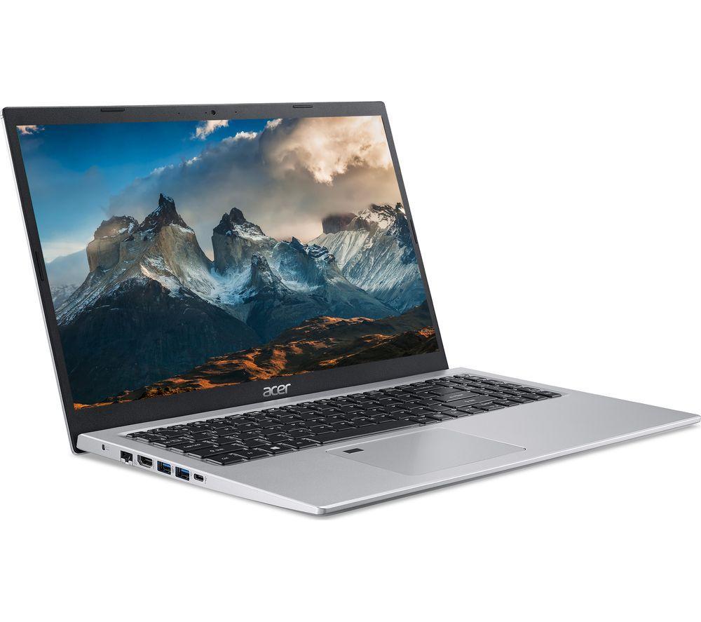 £549, ACER Aspire 5 A515-56G 15.6inch Laptop - Intel® Core™ i5, 512 GB SSD, Silver, Free Upgrade to Windows 11, Intel® Core™ i5-1135G7 Processor, RAM: 8 GB / Storage: 512 GB SSD, Graphics: NVIDIA GeForce MX450 2 GB, Full HD screen, Battery life: Up to 8 hours, 