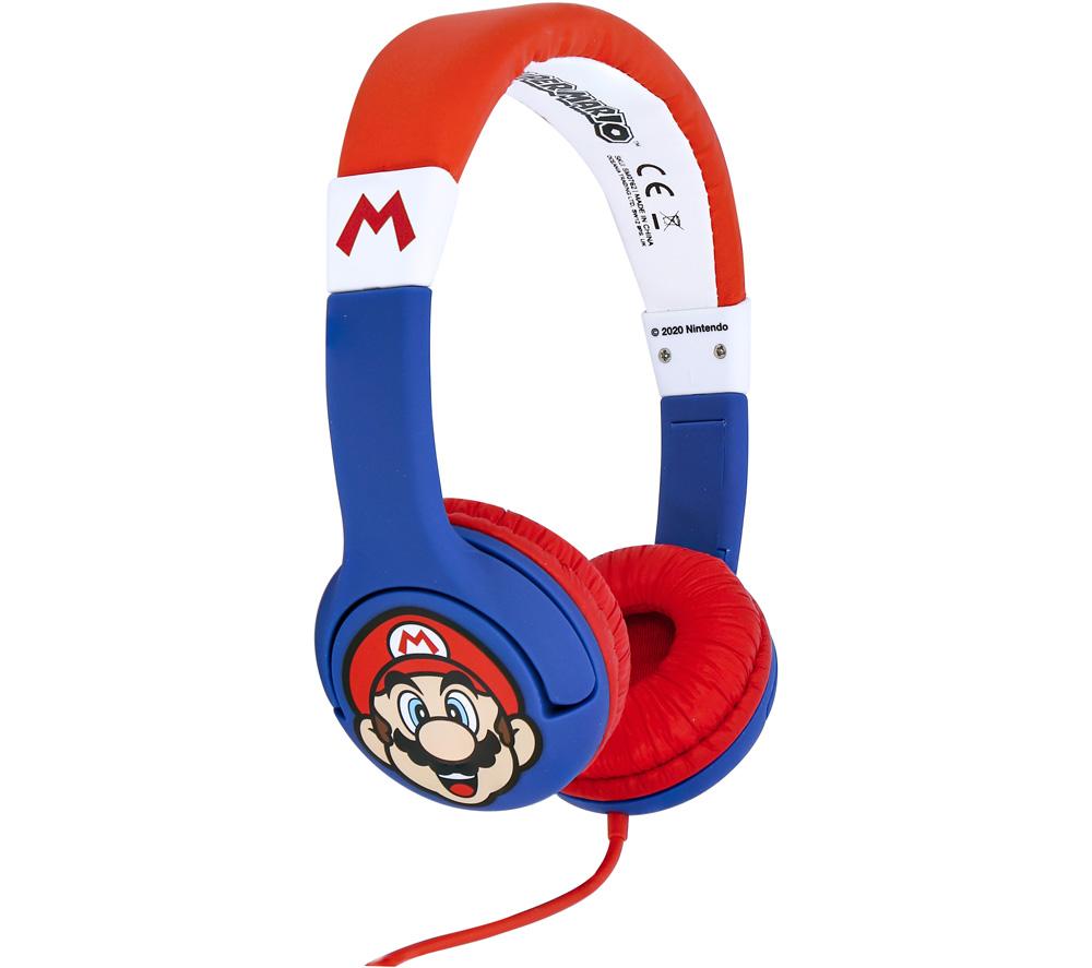 Buy Otl Sm0762 Super Mario Kids Headphones Red Blue Free Delivery Currys